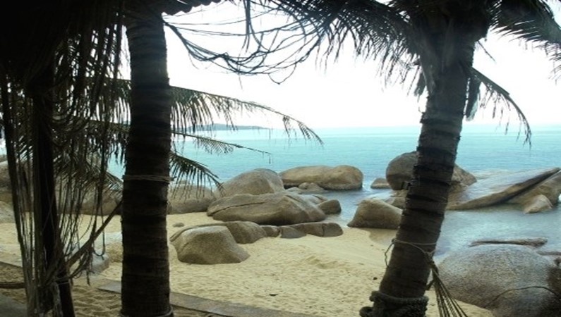 Вид из Grand Rock Resort(Lamai Beach)