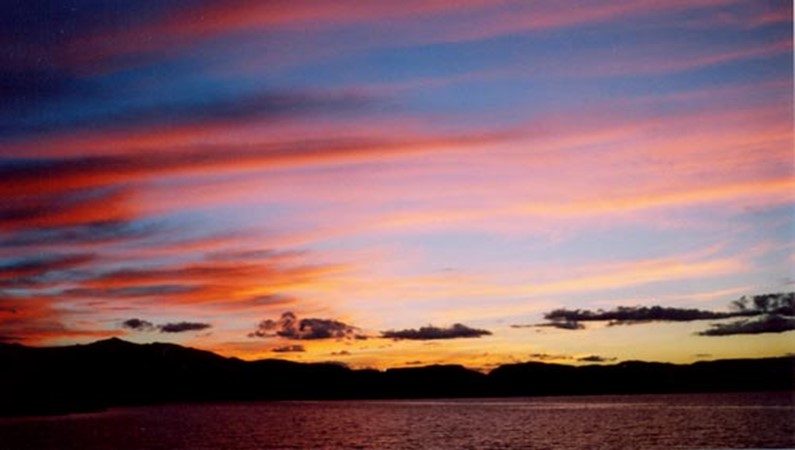Закаты Южного Алтая... Озеро Караколь-Нуур, по пути на плато Укок.
