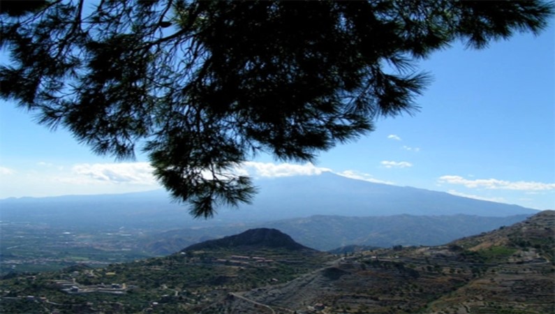 Вид на вулкан Этна