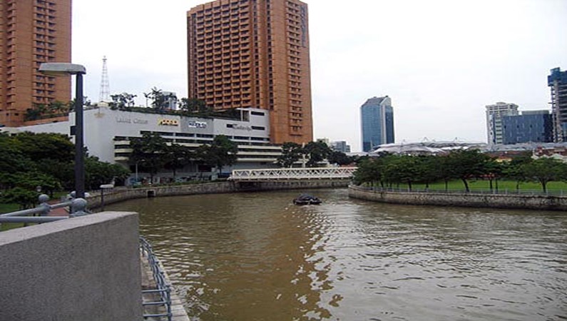 Вид на реку Сингапур