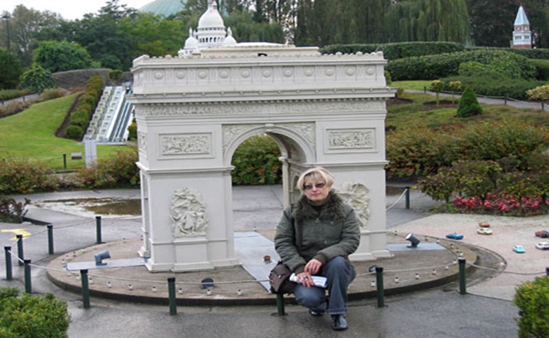 Брюссель. Парк Мини-Европа (Триумфальная арка в Париже)