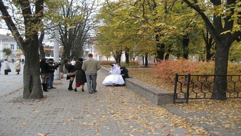 осенние свадьбы Бобруйска