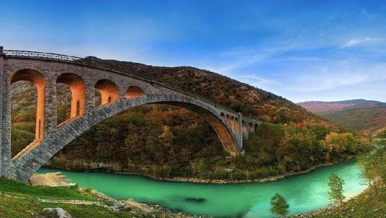 Мост Солкан в Словении