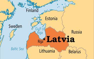 Латвия. Географическое положение
