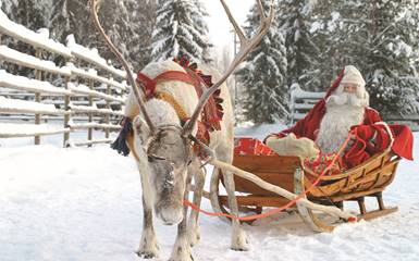Санта-Клаус открыл рождественский сезон в Лапландии!
