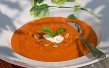Крем-суп из красного перца от Николы Радишича