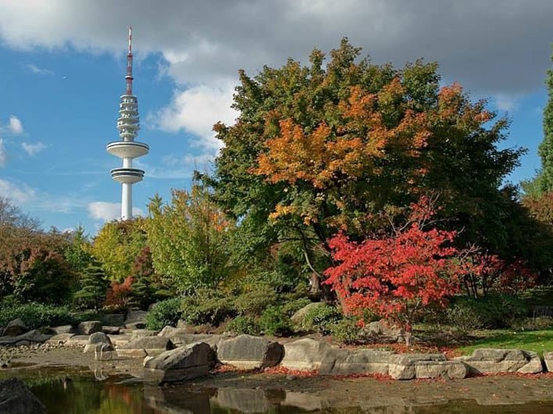 Чудесный парк «Planten un Blomen» в Гамбурге