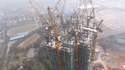 Китайцы построили небоскреб за 19 дней