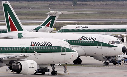 Пилоты Alitalia объявили забастовку