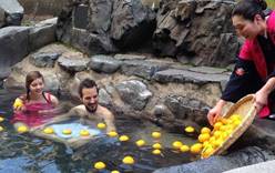 На курорте «Yubara Onsen»  в Японии открылся сезон цитрусовых ванн