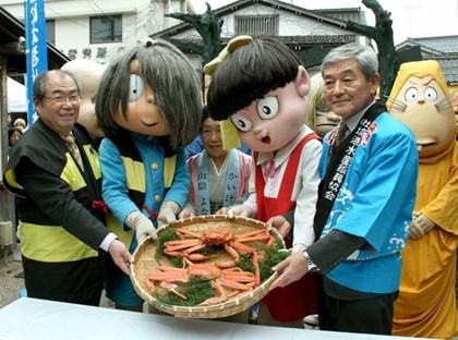 Фестиваль морепродуктов в Тоттори (Япония)