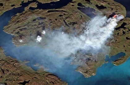 Гренландию охватили природные пожары