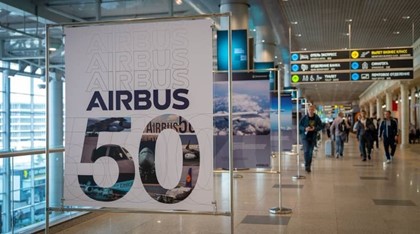 В Московском аэропорту Домодедово открылась выставка к 50-летию Airbus