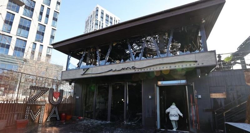 Во Владивостоке сгорел легендарный туристический ресторан