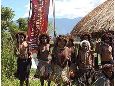 Фестиваль папуасских племен в Вамене