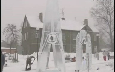 Международный фестиваль ледовой скульптуры в Елгаве, Латвия