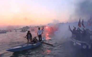 Из Венеции прогоняют туристов