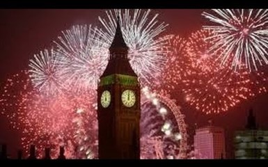 Новогодний фейерверк 2017 года в Лондоне