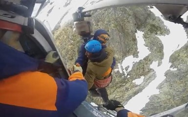 В горах под Сочи спасли туриста