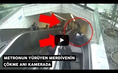 Сломанный эскалатор «зажевал» мужчину в Стамбуле