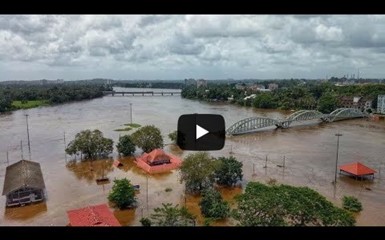 Сильное наводнения в штате Керала, Индия