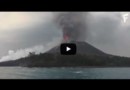 Извержение вулкана Кракатау в Индонезии