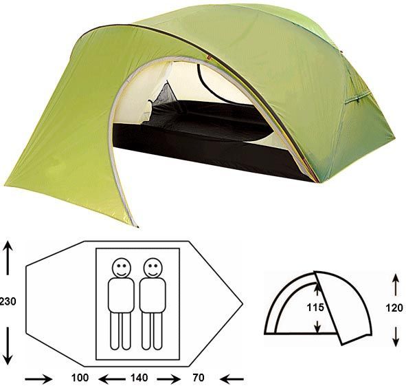 Outdoor Tent 3p  -  2