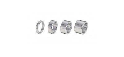 Рулевая колонка BBB Проставочные кольца 1 AluSpace 5/10/15/20 mm silver (комп.) (BHP-32) - Увеличить