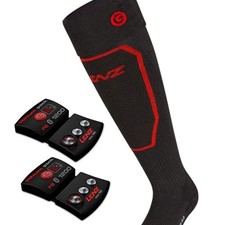 Lenz носки унисекс + аккумулятор Heat Sock 1.0 Lithium Pack RCB 1200 (адаптер Eu/Us) черный 42/44