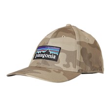 Patagonia P-6 Logo Stretch Fit Hat хаки L
