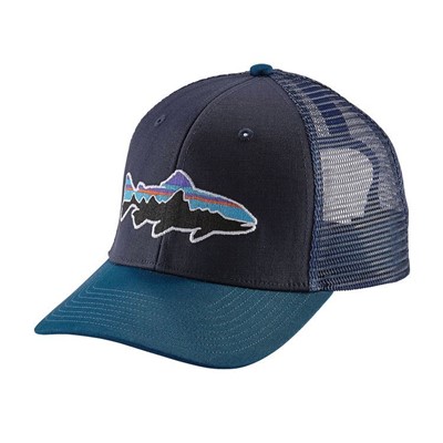 Patagonia Fitz Roy Trout Trucker Hat темно-синий ALL - Увеличить
