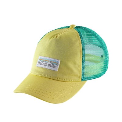 Patagonia Pastel P-6 Label Layback Trucker Hat женская желтый ALL - Увеличить