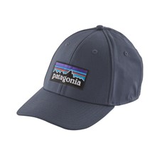 Patagonia P-6 Logo Stretch Fit Hat темно-синий L/XL