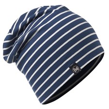 Buff Cotton Hat Denim Stripes темно-синий ONE
