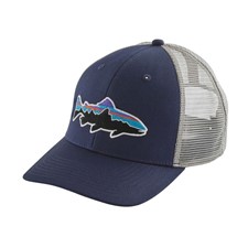 Patagonia Fitz Roy Trout Trucker Hat темно-синий ONE
