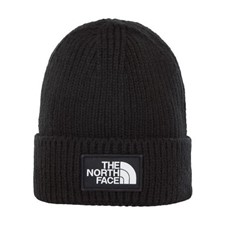 The North Face TNF Logo Box Cuffed Beanie черный ONE