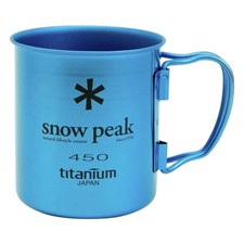 Snow Peak титановая Ti-Single 450 голубой 0.45Л