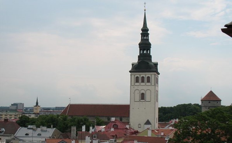 Башня церкви Олевисте