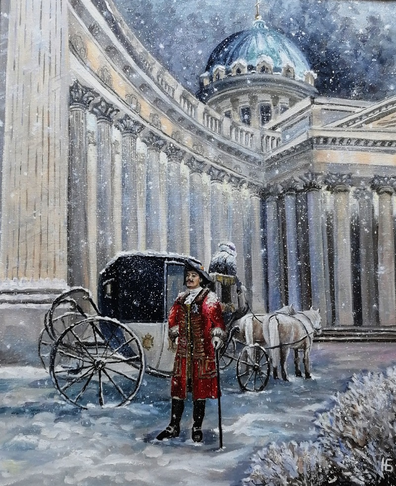 «Петра Великого мечты...» Художественная выставка в библиотеке им. И.С. Тургенева
