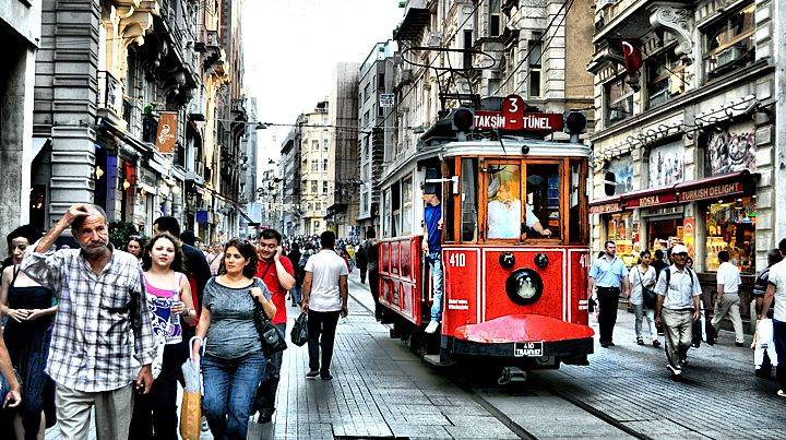Прогулки по району Бейоглу в Стамбуле