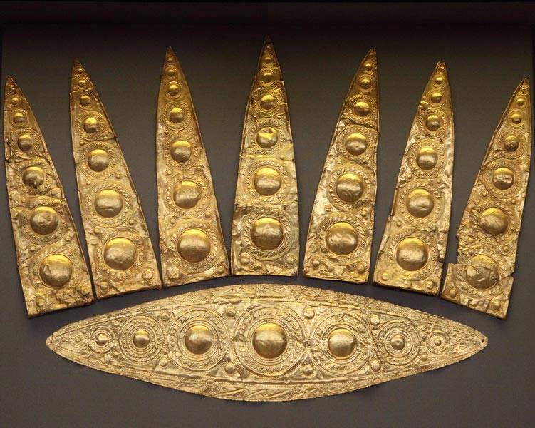 золото Шлимана - экспонаты Археологического  музея