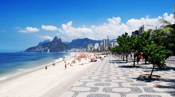 Пляж в Рио-де-Жанейро