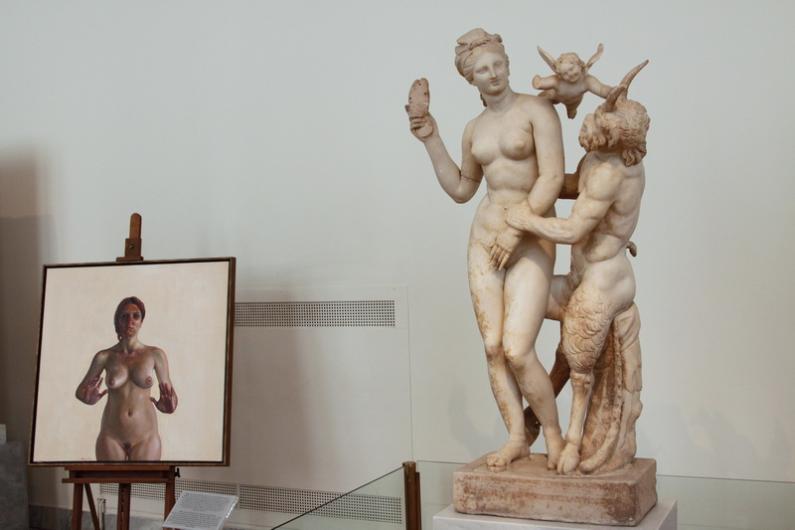 Скульптурная группа Афродиты, Пена и Эроса с острова Дилос