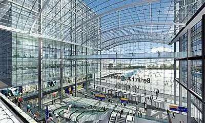 Достопримечательности Берлина. Главный вокзал (Hauptbahnhof)