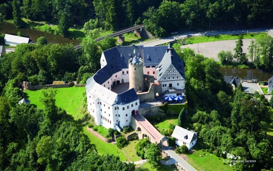 Достопримечательности Саксонии. Замок Шарфенштайн