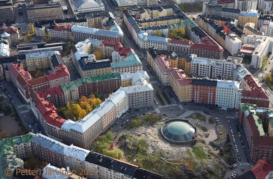 Достопримечательности Хельсинки. Церковь Темппелиаукио