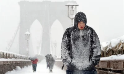 Снежная буря парализовала Нью-Йорк