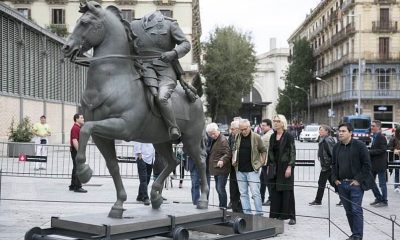 Появление всадника без головы взбудоражило Барселону