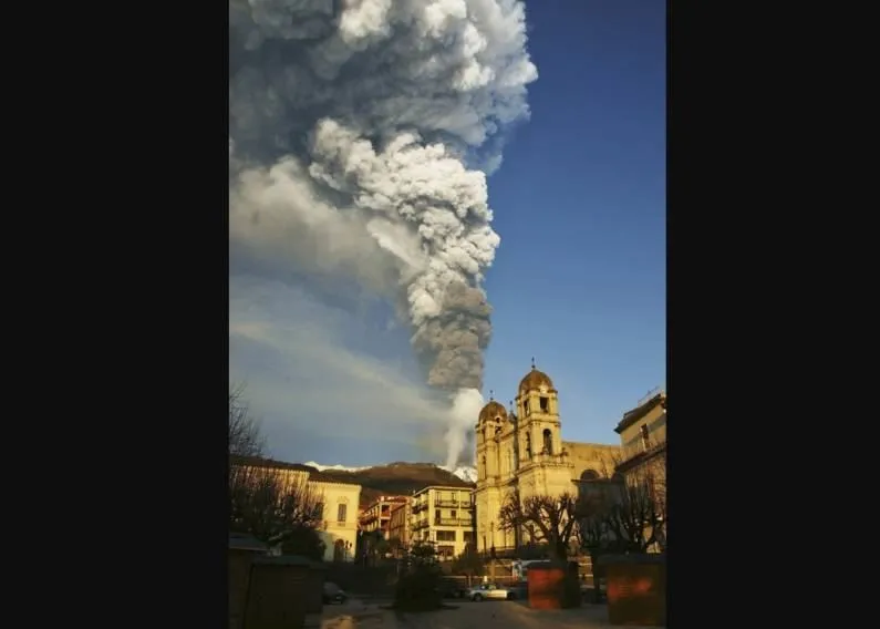 Началось извержение Этны