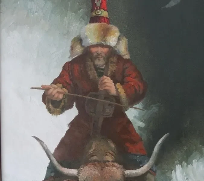 Выставка кыргызских художников в музее декоративно-прикладного искусства. Москва